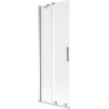 Mexen Velar parawan nawannowy 2-skrzydłowy rozsuwany 70 x 150 cm, szron, chrom - 896-070-000-31-01