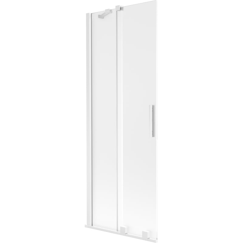 Mexen Velar klizni paravan za kadu s dvokrilnim kliznim sustavom 70 x 150 cm, mat, bijeli - 896-070-000-31-20