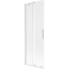 Mexen Velar kahepoolne liugvannisein 70 x 150 cm, matt, valge - 896-070-000-31-20