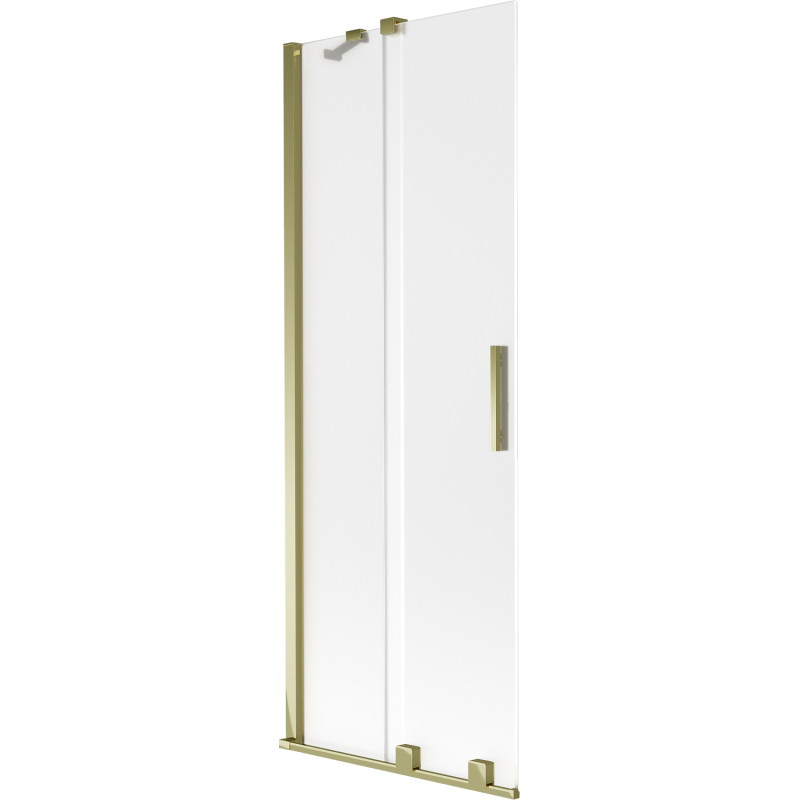 Mexen Velar 2-osalise liuguksega vannitoa vahesein 70 x 150 cm, matt, kuldne - 896-070-000-31-50