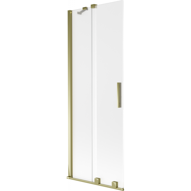 Mexen Velar painel de duche deslizante de 2 folhas 70 x 150 cm, fosco, dourado - 896-070-000-31-50