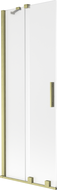 Mexen Velar 2-wing sliding bath screen 75 x 150 cm, frosted, brushed gold - 896-075-000-31-55