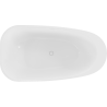 Mexen Giada free-standing bath 170 x 90 cm, white gloss, white overflow - 52741709000-20