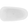 Mexen Giada vrijstaande badkuip 170 x 90 cm, wit glans, witte overloop - 52741709000-20