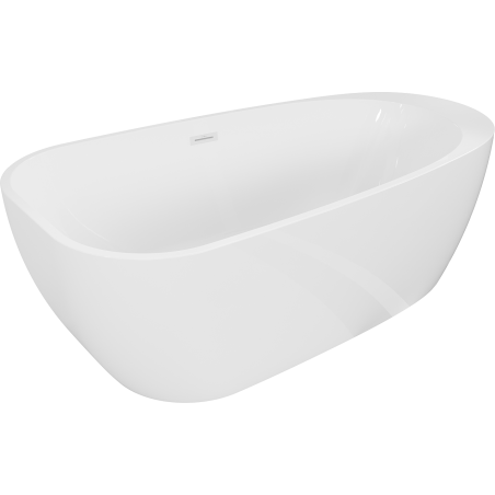 Mexen Giada free-standing bath 170 x 90 cm, white gloss, white overflow - 52741709000-20