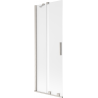 Mexen Velar kahekihiline lükandustega vanni sein 75 x 150 cm, härmas, harjatud nikkel - 896-075-000-31-97