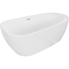 Mexen Giada eraldiseisev vann 170 x 90 cm, valge läige, harjatud nikli ülevool - 52741709000-97