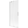 Mexen Velar 2-wing sliding shower screen 80 x 150 cm, frost, white - 896-080-000-31-20