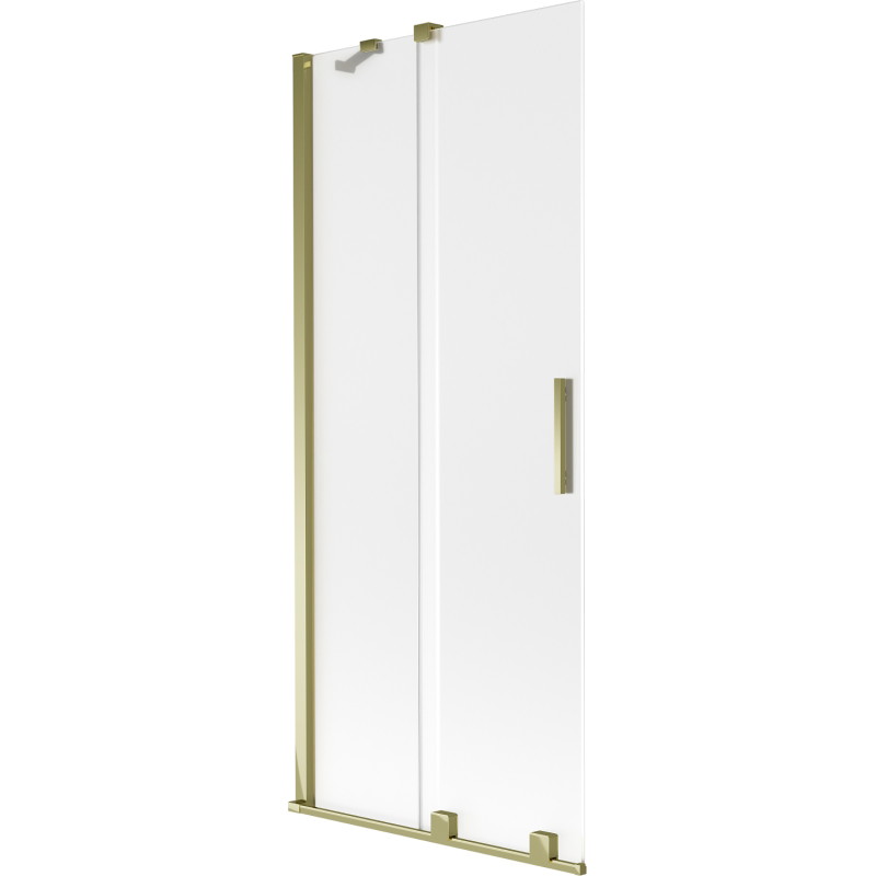 Mexen Velar vannisein 2-uksega lükand 80 x 150 cm, matt, kuldne - 896-080-000-31-50
