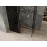 Mexen Omega schuifbare douchecabine 160 x 90 cm, grafiet, chroom - 825-160-090-01-40