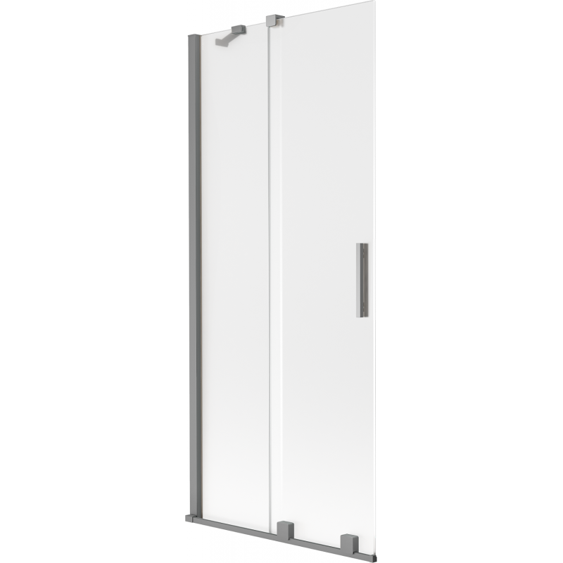 Mexen Velar divstāvu vannas ekrāns, bīdāms 80 x 150 cm, matēts, pistoles metāls - 896-080-000-31-95