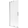 Mexen Velar Badewannenabtrennung mit 2 Schiebetüren 85 x 150 cm, Mattglas, Chrom - 896-085-000-31-01