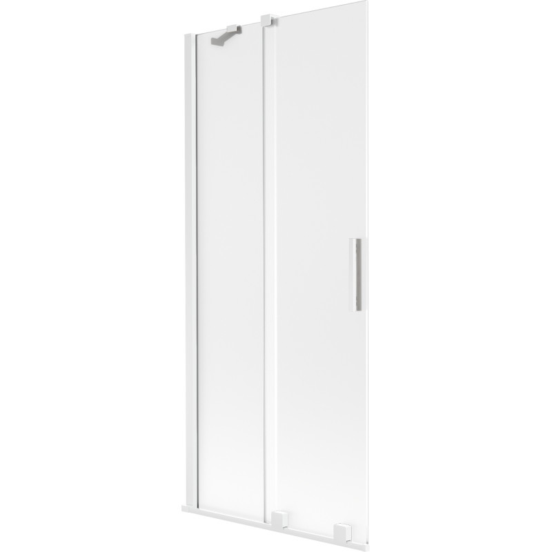 Mexen Velar vannitoa vahesein 2-osaline lükanduks 85 x 150 cm, matt, valge - 896-085-000-31-20