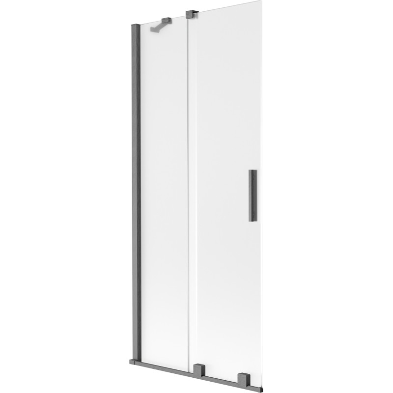 Mexen Velar vannivannitoe 2-ukseline lükanduks 85 x 150 cm, härmaklaas, harjatud gun gray - 896-085-000-31-66