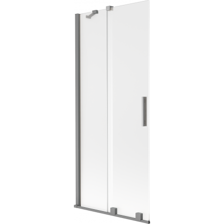 Mexen Velar vannitoa ekraan 2-osaline lükand, 85 x 150 cm, härmas, gun metal - 896-085-000-31-95