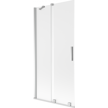 Mexen Velar Badewannenfaltwand 2-flügelig schiebbar 90 x 150 cm, matt, Chrom - 896-090-000-31-01