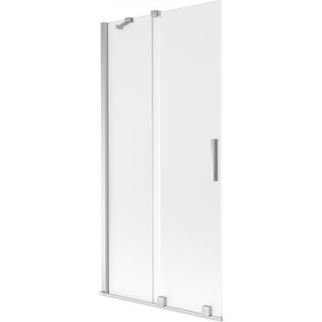 Mexen Velar parawan nawannowy 2-skrzydłowy rozsuwany 90 x 150 cm, szron, chrom - 896-090-000-31-01