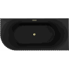Mexen Gia freestanding corner ribbed bathtub right 170 x 80 cm, black matte, brushed gold overflow - 52701708071P-55