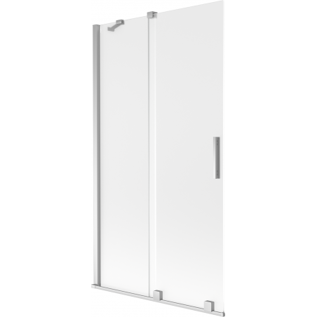 Mexen Velar paroi de baignoire à 2 vantaux coulissants 100 x 150 cm, givre, chrome - 896-100-000-31-01