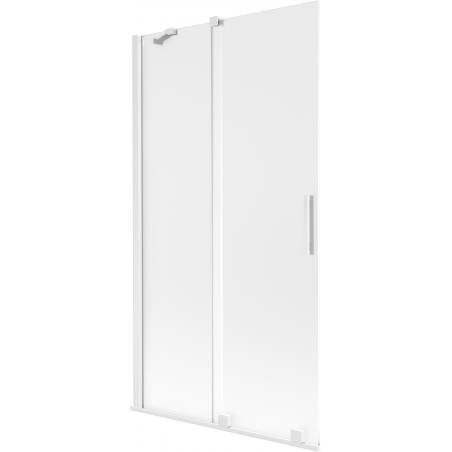 Mexen Velar 2-panel sliding bath screen 100 x 150 cm, frosted, white - 896-100-000-31-20