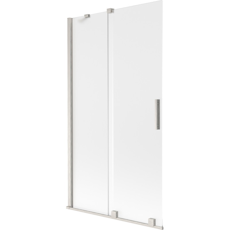 Mexen Velar vannivenna 2-osaline lükanduks 100 x 150 cm, härmas, harjatud nikkel - 896-100-000-31-97
