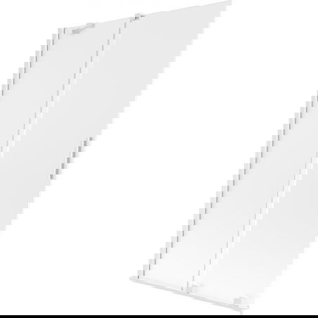 Mexen Velar Badewannenfaltwand 2-flügelig verschiebbar 110 x 150 cm, matt, weiß - 896-110-000-31-20