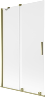Mexen Velar 2-osaline, libistatav vannieesriie 110 x 150 cm, matt, kuldne - 896-110-000-31-50