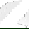 Mexen Velar Duschabtrennung 2-flügelig verschiebbar 120 x 150 cm, satiniert, Chrom - 896-120-000-31-01