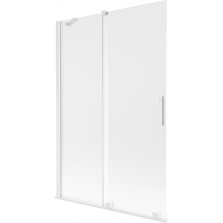 Mexen Velar vannitoa kahe tiivaga lükanduks 120 x 150 cm, härmatis, valge - 896-120-000-31-20