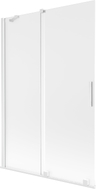 Mexen Velar vannitoa kahe tiivaga lükanduks 120 x 150 cm, härmatis, valge - 896-120-000-31-20