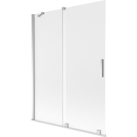 Mexen Velar Klizni paravan za kadu 2-krilni 130 x 150 cm, mat, krom - 896-130-000-31-01