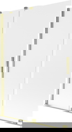 Mexen Velar 2-flügelige verschiebbare Badewannenwand 130 x 150 cm, matt, gold - 896-130-000-31-50