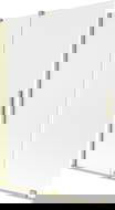 Mexen Velar 2-panel sliding bath screen 130 x 150 cm, frost, brushed gold - 896-130-000-31-55