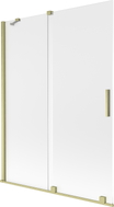 Mexen Velar kahe tiivaga vannitoa liuguks 130 x 150 cm, jääklaas, kuldne harjatud - 896-130-000-31-55