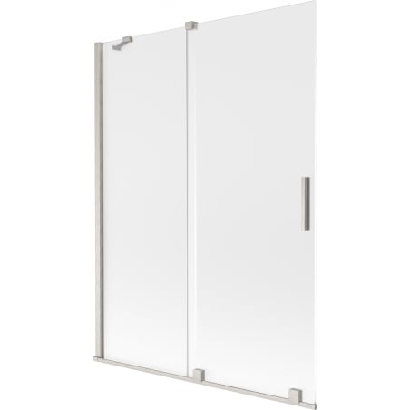 Mexen Velar klizni pregradni zid s 2 krila klizni 130 x 150 cm, mraz, brušeni nikal - 896-130-000-31-97
