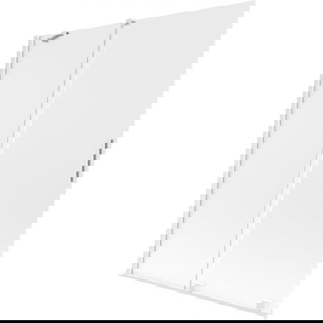 Mexen Velar 2-delad skjutbar duschvägg 140 x 150 cm, frost, vit - 896-140-000-31-20
