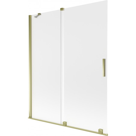 Mexen Velar vanniava jagaja 2-osaline liuguks 140 x 150 cm, härmatud, kuldne - 896-140-000-31-50