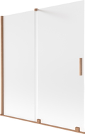 Mexen Velar kahepoolne lükandustega vanni ekraan 150 x 150 cm, jäätunud, harjatud vask - 896-150-000-31-65