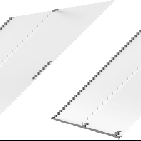 Mexen Velar Badewannenwand, 2-flügelig, verschiebbar, 150 x 150 cm, matt, Gun Metal - 896-150-000-31-95