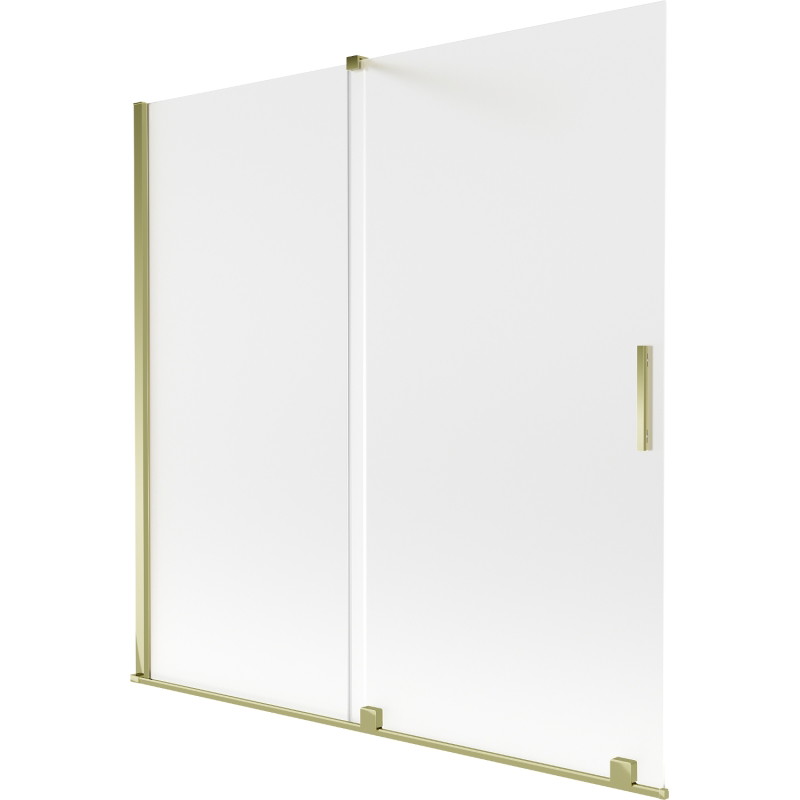 Mexen Velar vannitoa duširuum, 2-osaline, laiendatav 160 x 150 cm, matt, kuldne - 896-160-000-31-50