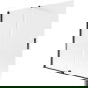 Mexen Velar Badewannenabtrennung, 2-flügelig, verschiebbar 160 x 150 cm, Matt, Schwarz - 896-160-000-31-70
