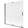 Mexen Velar kahe tiivaga vanniekraani lükanduks 160 x 150 cm, jäätunud, must - 896-160-000-31-70