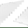 Mexen Velar 2-flügelige, verschiebbare Badewannenabtrennung 170 x 150 cm, matt, Chrom - 896-170-000-31-01