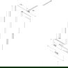 Mexen Velar 2-flügelige, verschiebbare Badewannenabtrennung 170 x 150 cm, matt, Chrom - 896-170-000-31-01