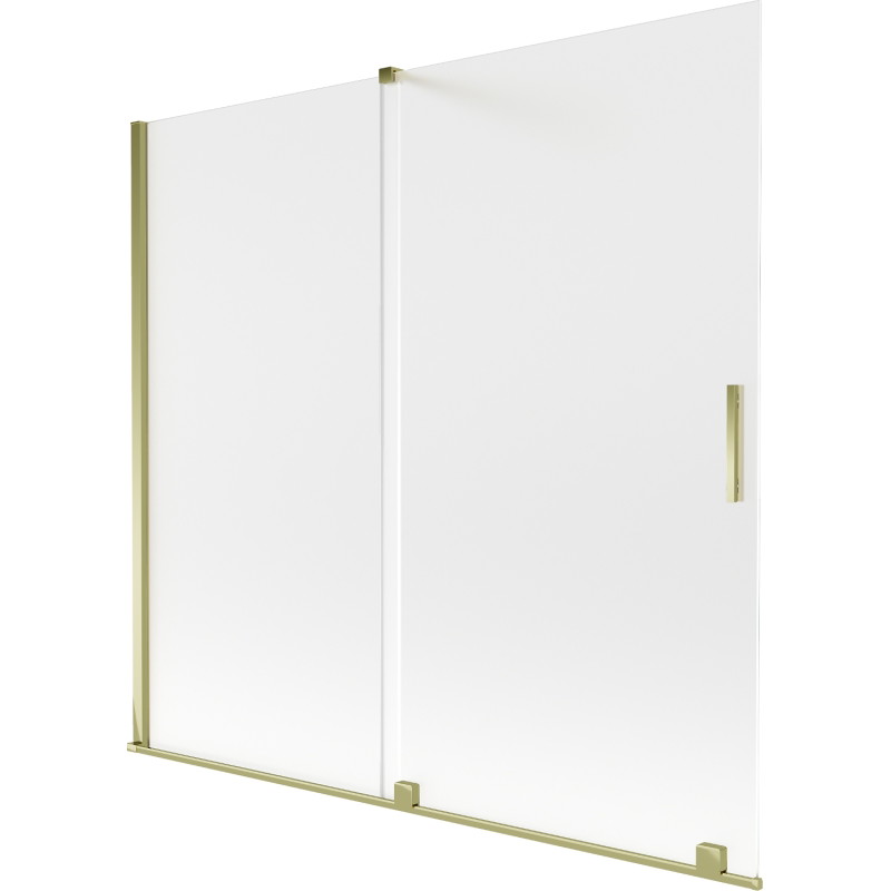 Mexen Velar kaheukseline liugvannisein 170 x 150 cm, härmatis, kuldne - 896-170-000-31-50