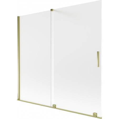 Mexen Velar kaheukseline liugvannisein 170 x 150 cm, härmatis, kuldne - 896-170-000-31-50