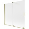 Mexen Velar kaheukseline liugvannisein 170 x 150 cm, härmatis, kuldne - 896-170-000-31-50