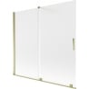 Paroi de baignoire coulissante Mexen Velar 2 volets 170 x 150 cm, givre, doré - 896-170-000-31-50