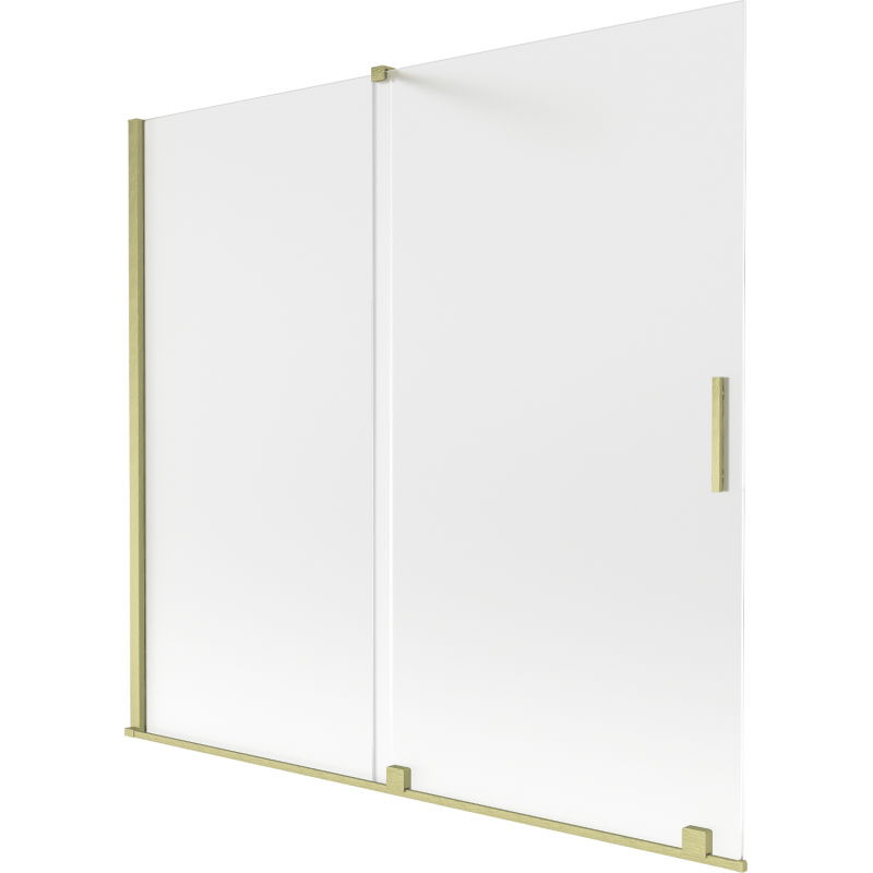Mexen Velar 2-panel sliding shower screen 170 x 150 cm, frost, brushed gold - 896-170-000-31-55