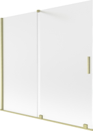 Mexen Velar 2-panel sliding shower screen 170 x 150 cm, frost, brushed gold - 896-170-000-31-55